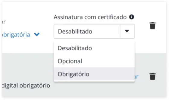 Assinatura com Certificados Digitais